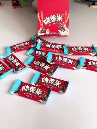 小时候超爱的脆香米也大破价了!超市两块一条,你们看看我这链接才啥价!真的太划算了!#脆香米 #巧克力 #零食推荐 #办公室零食 #追剧小零食