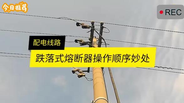 跌落式熔断器的操作顺序 一个视频讲清楚跌落式熔断器的操作顺序,喜欢的老铁双击收藏加关注#跌落式熔断器 #电工#电工知识#零基础学电工#涨知识