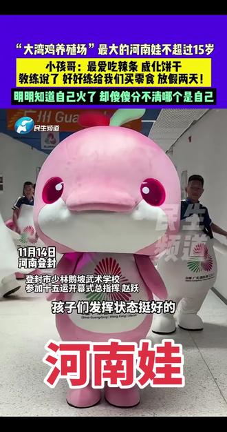 大湾鸡河南娃#上热搜 #大湾鸡 #全运会