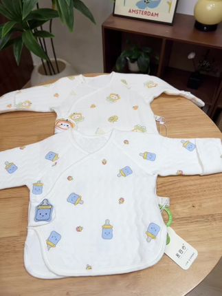 #母婴好物 #婴儿衣服 #夹棉半背衣