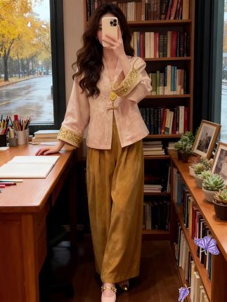 #新中式#套装#两件套#女装