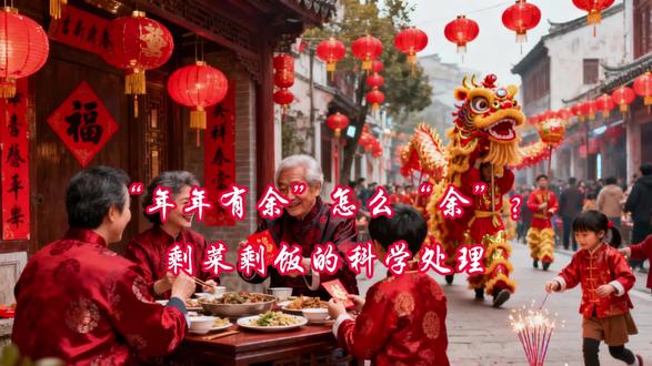 “年年有余”怎么“余”?——剩菜剩饭的科学处理 剩菜不是不能吃,关键要看“怎么剩、怎么存、怎么热”#剩饭菜 #食品安全 #春节