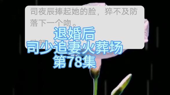#好文推荐 怜惜眼前人。《第78集》