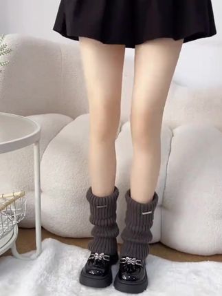 韩版慵懒风堆堆袜,叠穿保暖又百搭,y2k必备女袜! #袜套叠穿法 #女款保暖袜 #女生袜款 #韩版女袜 #叠穿袜套