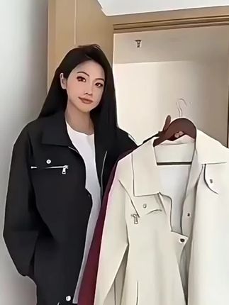 【LANDCOE春秋季美式vibe工装外套男士宽松痞帅设计感潮:/ 牌飞行夹克】