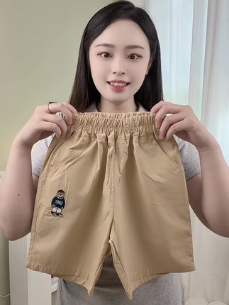 卡其色小短裤,超适合夏天家有儿子的穿搭,上身凉快又舒服#高品质童装 #短裤