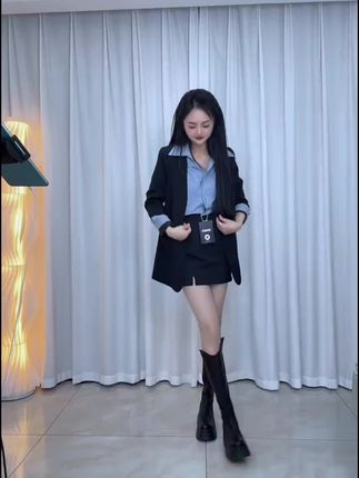 #今日穿搭 #韩系穿搭 #显高显瘦显腿长