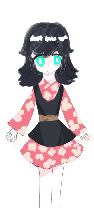 第一次画真菰师姐和第二次画差别好大哦