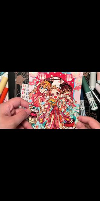 地缚|三小只(试图驯服蓝果圆珠笔) 用蓝果的圆珠笔画了三小只。😘
圆珠笔画的有点慢,时间比较长,再加上有个圆珠笔的开箱,所以这次的视频有点长。我把它标一下,大家可以跳着看。😘😘😘
#地缚少年花子君 #手绘 #蓝果10色圆珠笔 #蓝果圆珠笔 #抖音同人图鉴 @抖音次元观察员