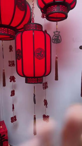中式复古木艺手工居家新年LED旋转灯笼家用中式灯笼红灯笼宫灯##中式复古 #灯笼宫灯 #旋转灯笼 #中式灯笼 #木艺手工