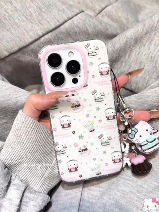 可爱薄荷绿布丁kitty猫适用iPhone16promax少女心15pro手机壳1413#好看的手机壳 #手机壳高级小众 #好物推荐🔥 #少女心爆棚 #视频同款在橱窗