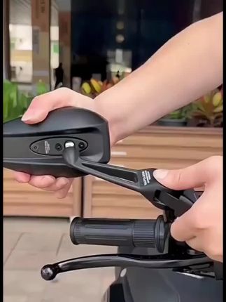 碳纤维九号后视镜改装适用小牛通用安装镜面防眩目高清耐用#九号后视镜#倒车镜