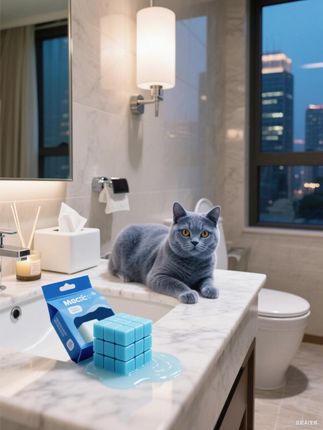 【厂家直销】马桶洁厕块双效方块洁厕块清香型清洁剂除臭留香除垢