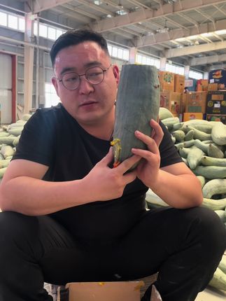 新疆贵族南瓜粉面香甜特别好吃一点我不噎人特别甜#优质农产品 #贵族南瓜