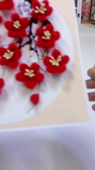 四君子梅兰竹菊《梅》视频教程#手作diy #亲子手工制作 #梅花手工 #梅花扭扭棒 #梅兰竹菊