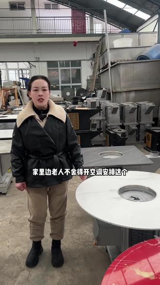 家里老人不舍得开空调,600块气化炉,太划算,取暖做饭一炉搞定#气化炉 #栾川气化炉 #拼接面板 #三面观火壁炉 #气化炉加工厂