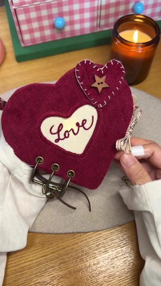 ♥️手工爱心手账本#手工本#手作 #本子