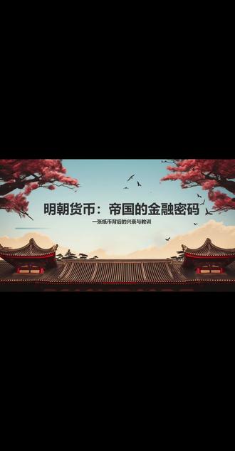 #货币 的前世今生⑥:#明朝 用“行政脑”对抗市场,先被纸币反噬、后被白银拯救:货币成败=国家信用+经济规律。
1. 洪武通宝(1371)
五等制小平—当十 → 笨重低值,农民扛几十斤铜钱交税,违背高值便携需求,商业受阻。
2. 大明通行宝钞(1375)
三无纸币:
• 无准备金 • 只发不回兑 • 防伪差
朝廷印钞支付军费/宫建→一贯贬至160文(80%+贬值),市场拒用。
3. 隆庆开关(1567)
海禁开,丝瓷换银:明末流入≈4亿两(全球产量1/4)。
市场自发弃钞用银→1581张居正“一条鞭法”全面收银,白银正式称王。
4. 跑马崇祯(1644)
当十钱实际值两文,背纹“一马入门”被解“闯”字,成民心丧失+经济崩溃的段子预言。
5. 三大教训
① 逆势行政(强推低值铜钱/无信纸币)必败
② 信用是货币生命线
③ 开放引入高值白银反而救场→经济现代化
#大明王朝 #金融 #历史