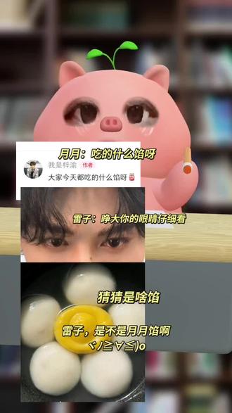 猜猜是啥馅#田栩宁 #雷子进行曲 同担你们吃的啥馅?