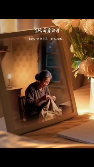 #合拍 #分享碑林路人老师的作品《写给母亲的诗》制作:喜羊羊 #合拍诵读