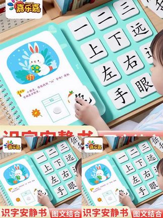 抢】幼儿安静2-3岁幼儿识字书3-6岁识字卡片3-6岁早教趣味识字#早教书 #宝宝安静书 #早教书有声 #宝宝早教书 #婴儿早教书