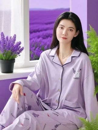 芬腾纯棉家居服套装 #纯棉家居服#家居好物