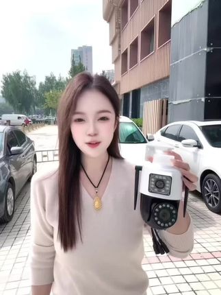#院子监控#门口监控#双镜头室外监控