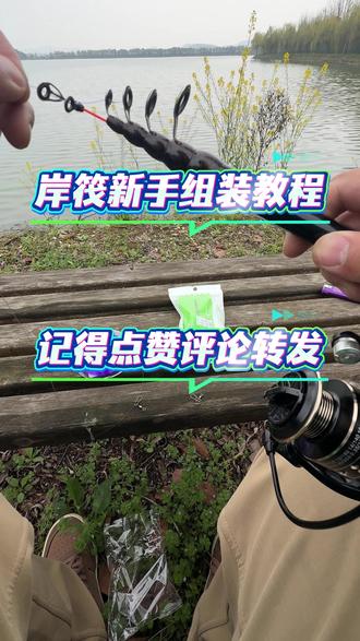 岸筏竿不会组装?这个视频教会你怎么组装,记得反复观看学习 #教学视频 #岸筏 #钓鱼