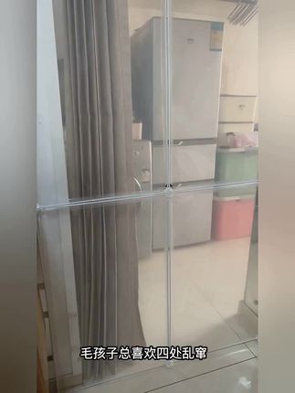 #宠物门栏 #宠物隔离栅栏 #防猫门栏 #挡猫板 #挡狗门栏