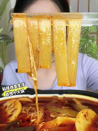 #太好吃了 #自热火锅 #嗦粉 #宽粉 #方便速食