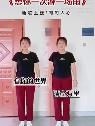 #赵微微想你一次淋一场雨#热歌上线 #简单好学系列 #广场舞dou起来