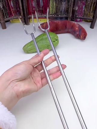 一款加粗加长#不锈钢#捞肉钩#煮肉钩#质量杠杠的 #爆款热卖中