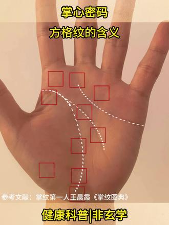 掌心密码,方格纹 #养生 #中医养生 #健康 #健康科普 #每日分享