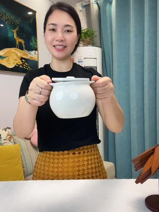 陶瓷猪油罐大容量家用调料罐专用荤油储存罐可放冰箱#猪油罐 #猪油罐耐高温 #大容量调料罐 #超便宜超划算 #陶瓷罐