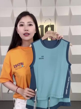 这个运动套装也太适合夏天了吧#多多家童装#运动套装#潮童搭配