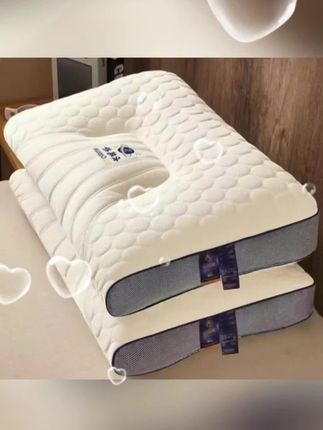 泰国天然绗缝枕头护颈椎助睡眠水洗枕芯家用单人学生成人宿舍一只#黄子韬推荐 #枕头
