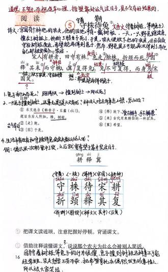 三下语文《守株待兔》课堂笔记#手写笔记 #三年级语文下册 #守株待兔 #课堂笔记 #备课笔记 @DOU+上热门 @DOU+小助手 @DOU+小课堂 @抖音小助手 @抖音创作小助手