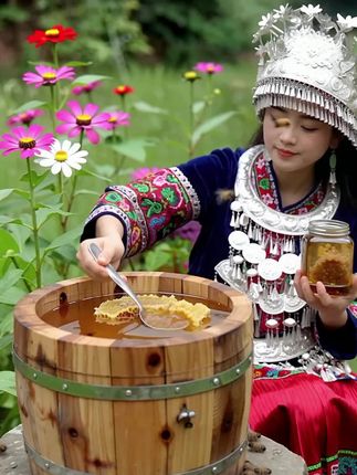 29.9一斤土蜂蜜国庆大活动#我的乡村生活 #民族特色民族文化 #我的农村生活 #蜂蜜