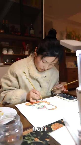 用心画画 热爱生活 #画画🎨 #手绘原创 #生肖画 #周岁礼#足印