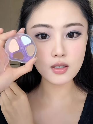 放大眼睛缩短中庭,四色卧蚕盘安排起来!#美妆#眼妆 #卧蚕 #罗小曼卧蚕盘 #好物推荐分享