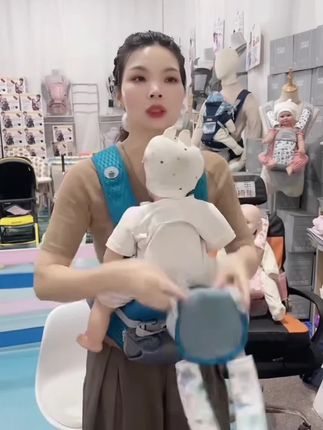 轻便稳固承重力强,宝宝舒服大人轻松#爱贝礼 #母婴好物 #宝妈推荐