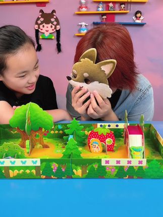 宸宸和妈妈来玩小动物捉迷藏#益智玩具 #亲子游戏 #躲猫猫桌游