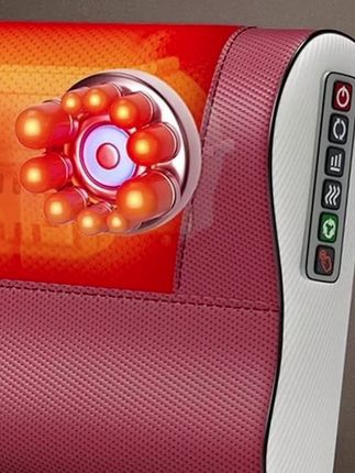 【品质好礼】颈椎按摩器家用腰部背部多功能肩颈按摩仪腰椎靠垫脖子#测评 #多功能按枕 #中秋礼物 这个多功能按摩枕送给父母真的太台适了,
