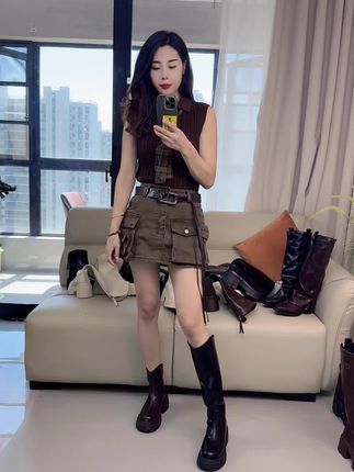 长短都有的V口靴#哎哟喂你鞋真好看 #靴子 #显高显瘦显腿长