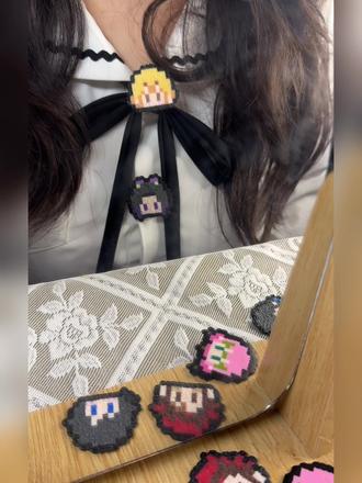 这么可爱的拼豆钮扣?
拼豆也可以穿在身上了?
抽不到自推的有福了
可以把你推穿在身上了
#拼豆 #手工diy#拼豆日常