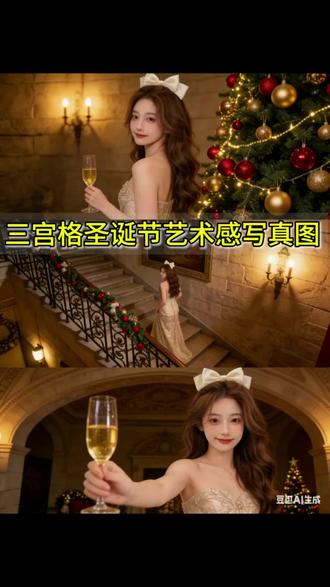 三宫格圣诞节艺术感写真图 豆包真的太权威了,你们要找的#圣诞盛宴 指令教程来啦!#豆包ai#豆包P图已经nextlevel了 #圣诞节p图 #圣诞 圣诞节快乐圣诞礼物 圣诞晚宴p图 圣诞主题p图 三宫格氛围感照片写真 圣诞🎄氛围感写真 三宫格拼图
