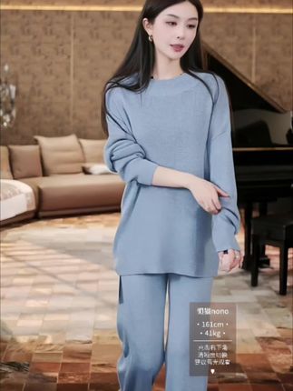懒猫nono | Saynono一套莱赛尔羊毛上衣+休闲裤#高级感穿搭 #时尚穿搭时尚穿搭时尚 #强烈推荐 #显瘦穿搭 #百搭显瘦