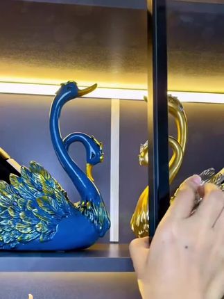 天鹅红酒架创意摆件酒架摆件高档次轻奢酒柜客厅装饰品新居摆设#摆件 #好物推荐🔥 #酒架摆件 #天鹅红酒架 #装饰品