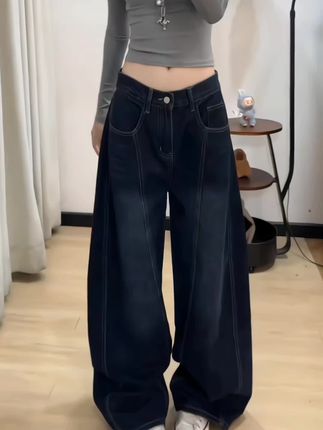 #弯刀裤#牛仔裤#时尚牛仔裤#个性穿搭#女裤穿搭