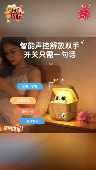 谁懂!被这个胆小猫咪夜灯硬控了一晚上 #艺术Party #礼物 #好物推荐🔥 #少女心好物 #独居日记